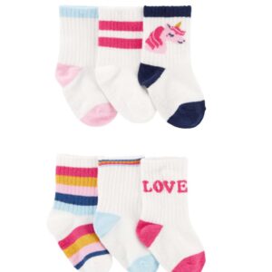 Carter's Baby Girl 6 Pack Unicorn Set VAT $18.81