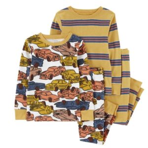Carter's Toddler Boy 4 Piece Snug Fit Pajamas- Cars VAT $38.12