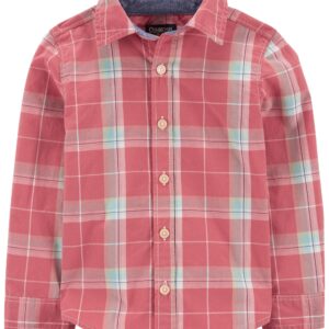 OSHKOSH  BABY B POPLIN PLAID BUTTONFRONT SHIRT  $28.05 VAT