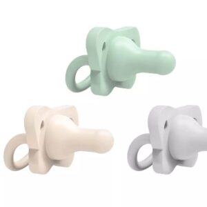 Dr. Brown's 3 pack Happypaci 100 % Silicone 0-6m- Green  VAT $12.35