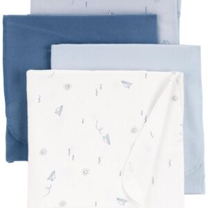 Carter's Baby Boy 4 Pack Receiving Blankets VAT $20.63