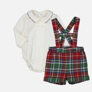 Mayoral Baby Boy Bodysuit & Short Set- Guinda VAT $78.35