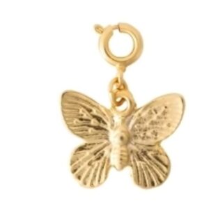 Large Butterfly Charm- Gold VAT $16.00