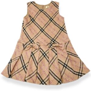 Doe a Dear Toddler Girl Plaid Wooly Dress VAT $68.07