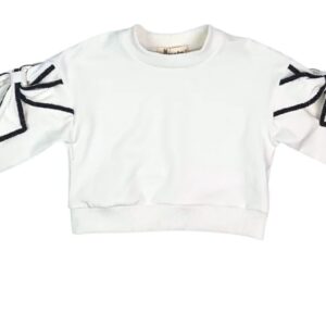 Doe a Dear Big Girl Bow Sleeve Sweatshirt VAT $61.88