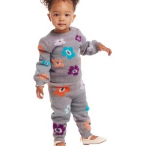 Andy & Evan Baby Girl Sweater & Pant Set VAT $60.86