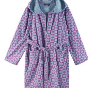 Andy & Evan Girl Jersey Knit Robe- Oatmeal Heather VAT $46.42