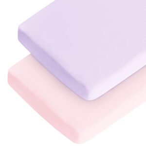 Coldwind Bedding Baby Girl Crib Sheets 2pk- Pink & violet VAT $22.25