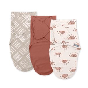 Ingenuity SwaddleMe Swaddle Collection 3 pk- Rising Sun VAT $59.38