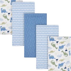 Gerber 5 pack Flannel Receiving Blanket-Dinosaur VAT $32.15