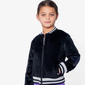 Girls Nikki Bomber Jacket- Black Luxe VAT $112.20