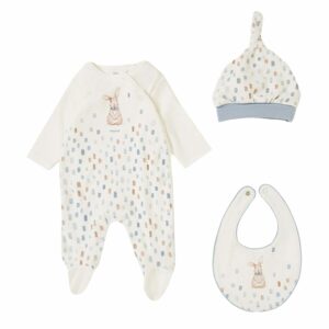 Mayoral Baby Boy 3 Piece Gift Set- Old Blue VAT $43.18