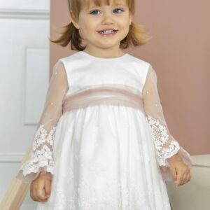 Abel & Lula Baby Girl Embroidered Tulle Dress VAT $117.98