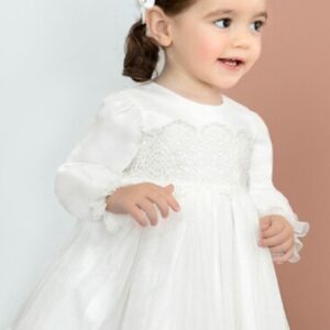 Baby Girl Guipur Tulle Dress VAT $110.39