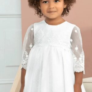 Abel & Lula Baby Girl Plumeti Tulle Dress VAT $110.22