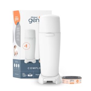 Playtex Diaper Genie Complete Pail wt Built-in Order Control Pail & 1 Refill VAT $131.73