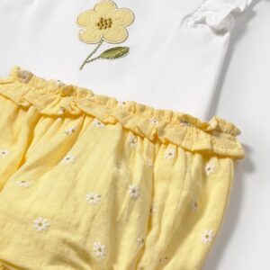 Mayoral Girl's Shirt & Shorts w Hat Set- Sunny VAT $67.96