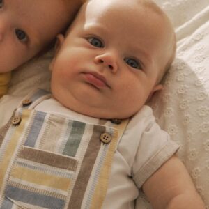 Mayoral Baby Boy Dungaree Set- Multicolor VAT $67.76