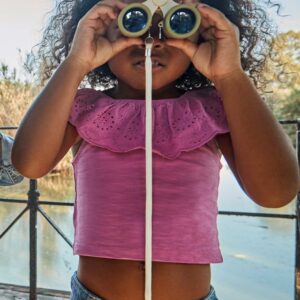 Mayoral Big Girl Ruffle Short Sleeve T-Shirt- Orquidea VAT $30.23