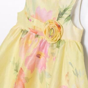 Abel & Lula Baby Girl Linen Dress- Vainilla VAT $111.27