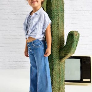 Mayoral Girls Denim Pants- Medio VAT $56.41