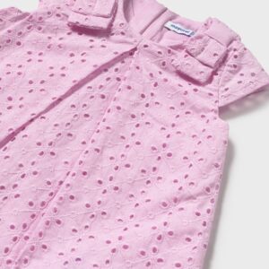 Mayoral Girls Cap Sleeve Dress- Malva VAT $56.60