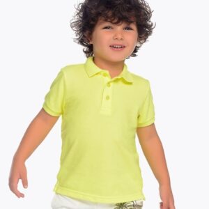 Mayoral Boys Basic Short Sleeve Polo- Amarillo VAT $21.95