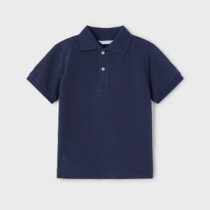 Mayoral Boys Basic Short Sleeve Polo-Marino VAT $21.95
