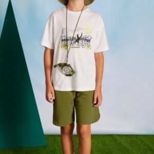 Mayoral Big Boy T Shirt and Short Set- Bco Verde VAT $52.75