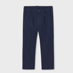 Mayoral Big Boys Linen Suiting Pants- Marino VAT $62.81