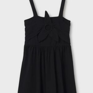 Mayoral Tween Girls Knit Dress- Negro VAT $56.60