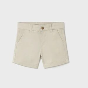 Mayoral Boys Basic Chino Twill Shorts- Hueso VAT $33.88