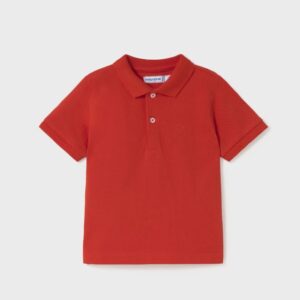 Mayoral Boys Basic Short Sleeve Polo- Rojo VAT $19.83