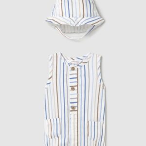 Mayoral Baby Boy Short Bodysuit w Hat- Cielo VAT $43.32