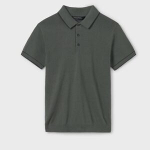 Mayoral Boys Short Sleeve Polo-Eucalipto VAT $48.90