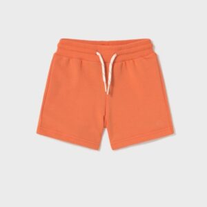 Mayoral Boys Basic Fleece Shorts- Coral VAT $20.02