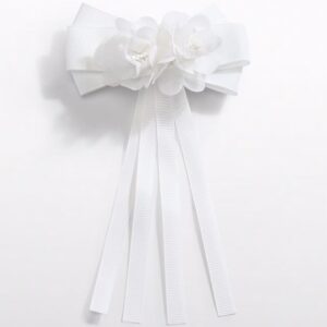 Mayoral Floral and Bow Barette- Nata VAT $18.48