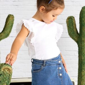 Mayoral Girls Denim Skirt- Medio VAT $48.90