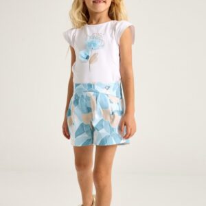 Mayoral Big Girl Printed Skort-Cielo VAT $52.75