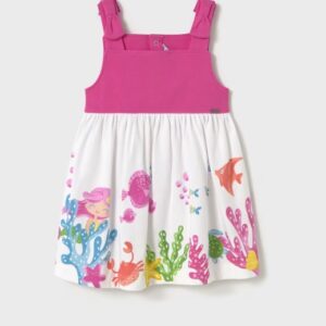 Mayoral Baby Girl Underwater Knit Dress- Fucsia VAT $48.89