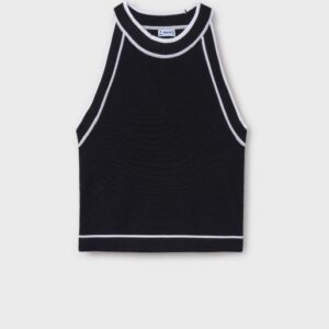 Mayoral Tween Girl Knit Top- Negro VAT $43.32