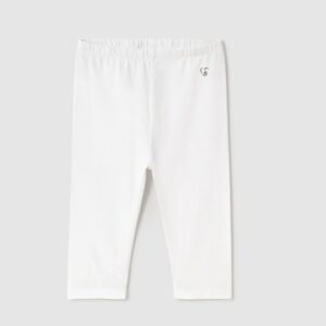 Mayoral Toddler Girl Long Basic Leggings- Blanco VAT $15.98