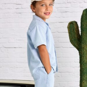 Mayoral Toddler Boy Denim Bermuda- Rayas VAT $43.32