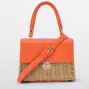 Abel & Lula Basket Handbag- Persimon VAT $74.31
