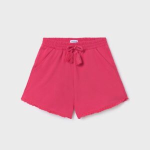 Mayoral Girl's Chenille Shorts- Hibiscus VAT $31.96