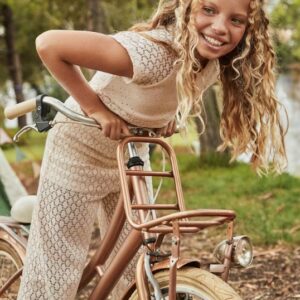 Mayoral Girls Knit Pants- Hueso VAT $62.18