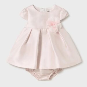 Mayoral Baby Girl Dress w Flower Bow- Flor VAT $67.76