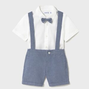Mayoral Baby Boy Shirt and Bow Tie Set VAT $40.50