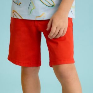 Mayoral Boys Basic 5 Pocket Twill Shorts- Rojo VAT $35.81