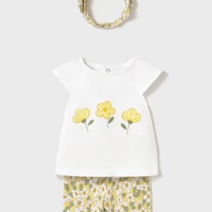 Mayoral Baby Girl Leggings w Headband Set- Sunny VAT $43.32